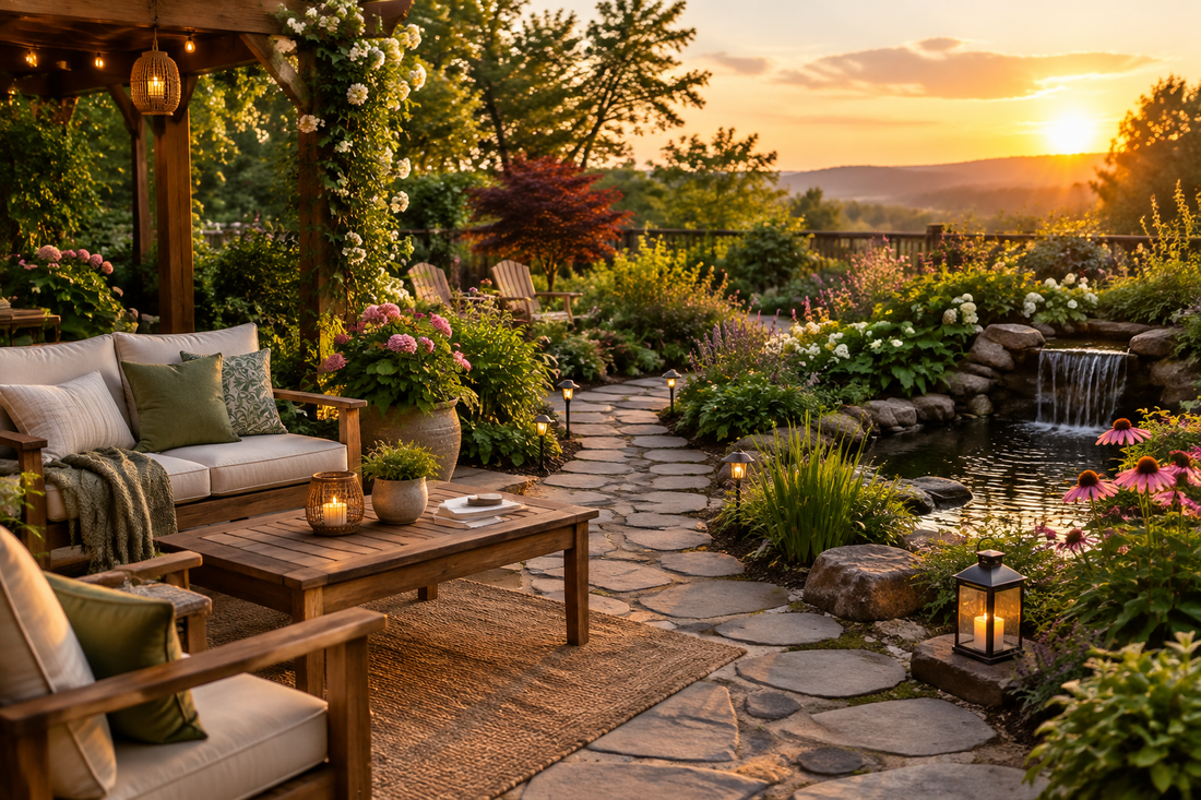 How to Create an Elegant Outdoor Space with Natural Garden Elements