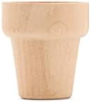 Woodpeckers Mini Craft Flower Pot 5/8-inch x 9/16-inch, Pack of 250 Unfinished Flower Pot for Diorama - Image 3