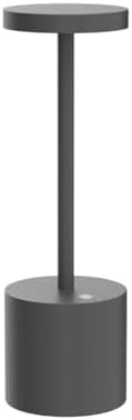 SAKRINGT 2 Pack Cordless Table Lamp Rechargeable,5000mAh Battery Operated Portable LED Table Light,Dimming Desk Lamp for Patio/Restaurant/Outdoor (Grey) - Image 4