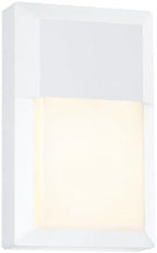 LIT-PaTH Outdoor Wall Light Fixture, Aluminum, LED 3000K, White, 1 Pack by LIT-PaTH