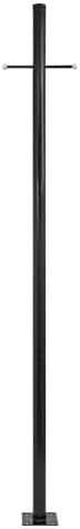 Outdoor Lamp Post,9.84FT Galvanized Steel Light Post,Street Light Pole - Image 4