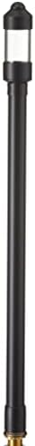 VOLT Flat Hat 12V Black Brass Path Light (5" Shade, 24" Tall) - Image 4