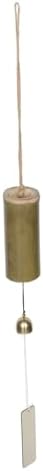 Bamboo Wind Chime Decoration, Traditional Green Outdoor Hanging by Abaodam