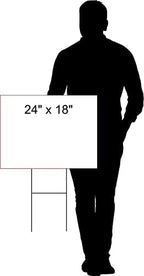 FARM STAND VEGETABLE BLACK BORDER 18inx24in Double Sided Yard Road Sign w/Stand Stake - Durable Weatherproof Outdoor Produce Farm Vegetable Display for Farmers Market, Garden, and Roadside Sale - Image 2