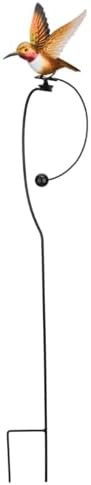 Regal Art & Gift Rocker Hummingbird Garden Stake, Kinetic Metal Yard Art - Image 3