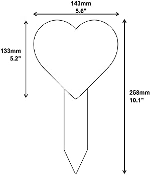 OriginDesigned Uncle Heart Shaped Memorial Remembrance Plaque Stake - Gold/Silver/Copper/Black & White, Waterproof, Outdoor, Grave Marker, Tribute, Plant Marker (Gold) - Image 4