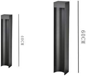 Pathway Lights For Outdoor Pedestal Bollard Lighting Fixtures Aluminum LED Waterproof Exterior Landscape Path Lights Hardwired 3000K Post Lanterns For Garden Lawn Patio Courtyard Driveway Lighting - Image 7