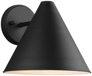 Generation Lighting Crittenden Outdoor Wall Sconce, Black Aluminum by GenerationLighting