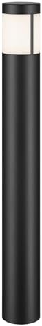 Kichler 12 Volt 2700K LED 24" Round Bollard in Textured Black, for Walkways, Sidewalks, Driveways, Patios, (3" x 24"), 16265BKT27 by KichlerLighting