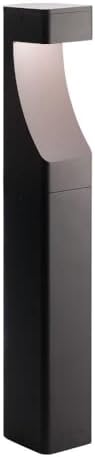 1 Light Te Tured Bollard with Contemporary Inspirations 27 inches Tall By 4 inches Wide-Te Tured Architectural Bronze Finish Contemporary Landscape 12V Path & Spread 147-Bel-2896769 by Unknown