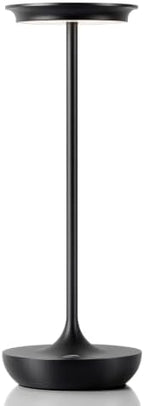LED Rechargeable Cordless Table Lamp Battery Operated Light Black by Tpczqj