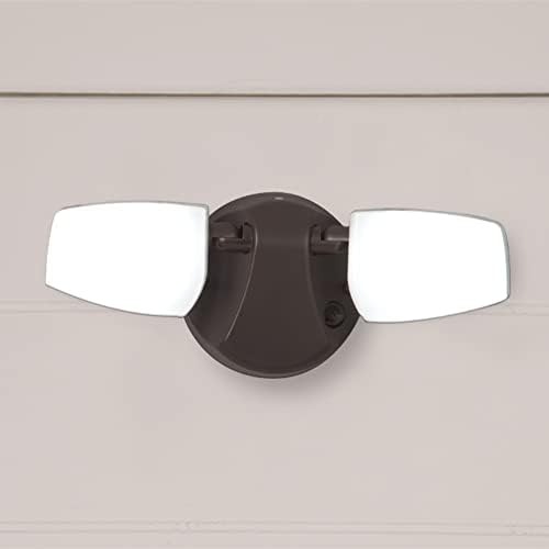 HALO Outdoor Twin LED Dusk to Dawn Flood Light with Selectable Color Temperature - Bronze - Image 5