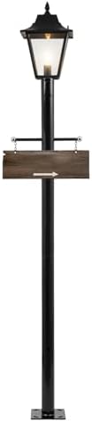 Outdoor Lamp Post,6.5FT Galvanized Steel Light Post,Street Light Pole by Unknown