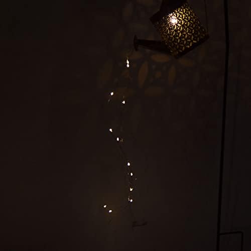 Solar Watering Can Lights, Rust Proof Retro Kettle Lantern with Automatic Charging, Soft LED Lights, and Long Working Time, Decorative Outdoor Garden Light for Courtyards - Image 5