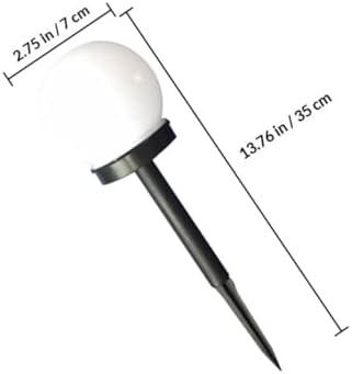 4 Pack Solar Garden Lights Outdoor, Waterproof Bubble Ball Pathway Lamps - Image 2