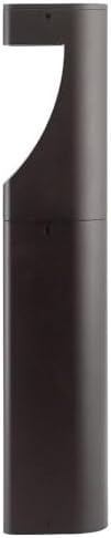 1 Light Te Tured Bollard with Contemporary Inspirations 27 inches Tall By 4 inches Wide-Te Tured Architectural Bronze Finish Contemporary Landscape 12V Path & Spread 147-Bel-2896769 - Image 2