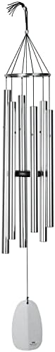Woodstock Chimes Signature Collection, Bells of Paradise, Silver 44", Decor Designs Wind Chimes for Outdoor, Patio, Home or Garden Décor (BPLS) - Image 3