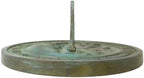 Rome 2312 Moon and Stars Sundial, Solid Brass with Verdigris Highlights, 8.5-Inch Diameter - Image 4