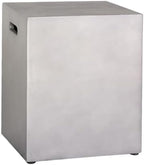 Propane Tank Cover Table, 20 LB Propane Tank Storage Box, Modern Outdoor Gas Tank Covers Hideaway Table for Propane Fire Pit and Gas, Square Tank Holder with Handles (Gray) 16'' X 20'' by ReeQuo-BEAUTYYOURHOMEBEAUTYYOURLIFE
