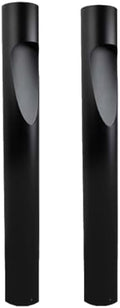 Solus Architectural LED Bollard Light – Tunable Color Temperature 3000K/4000K/5000K, 20W Integrated LED, ETL Listed, 180° Light Distribution, Black or Bronze, Surface Mount (Black, 2 Pack) by Solus