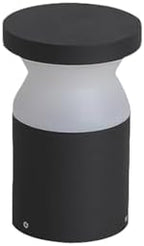 Outdoor Bollard Light, LED Exterior Garden Lighting Fixture, IP54 Stainless Steel Body, PC Light Cover, Modern Outdoor Lighting for Yard Park Courtyard Pathway Patio Entrance Area by Unknown