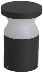 Outdoor Bollard Light, LED Exterior Garden Lighting Fixture, IP54 Stainless Steel Body, PC Light Cover, Modern Outdoor Lighting for Yard Park Courtyard Pathway Patio Entrance Area by Unknown