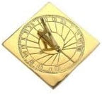10 Inch Polished Brass Rising Sun Sundial – Handmade Garden Sundial Clock with Roman Numerals, Decorative Outdoor Sun Dial, Heavy Brass Garden Decor - Image 4