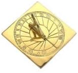 10 Inch Polished Brass Rising Sun Sundial – Handmade Garden Sundial Clock with Roman Numerals, Decorative Outdoor Sun Dial, Heavy Brass Garden Decor - Image 4