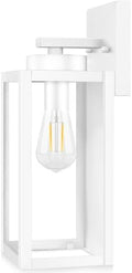 BesLowe Outdoor Wall Light, Modern Exterior Porch Sconce Lighting, White by BringYourBrightFuture