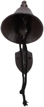 Yosoo Health Gear Cast Iron Dinner Bell Wall Mounted Vintage Rustic Charm - Image 4