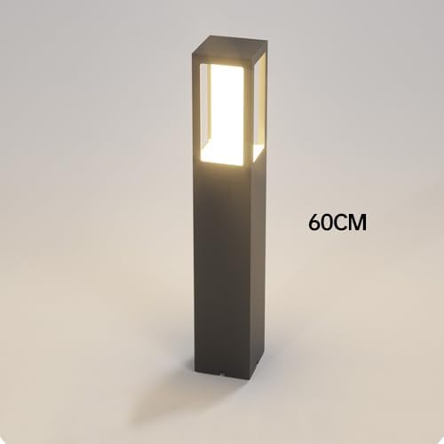 Modern Landscape Path Light Outdoor LED Bollard Fixture Aluminum Housing Pathway with Glass IP65 Waterproof Garden Lawn for Yard Walkway Home Decor - Image 6