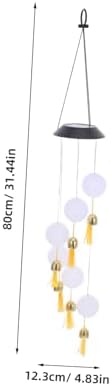 Solar Wind Chimes Lamps Hanging Ball Light Xmas Color Changing - Image 2