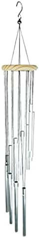 3 Type Outdoor Metal Wind Chimes Tubes Bell Copper Antique Wind Chime Wall Hanging Home Decor Wooden Wind (Color : C, Size : 8.5 * 59cm) (A 8.5 * 59cm) by Unknown