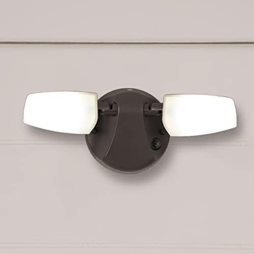 HALO Outdoor Twin LED Dusk to Dawn Flood Light with Selectable Color Temperature - Bronze - Image 4