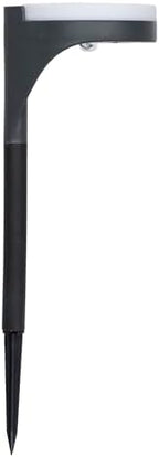 Alpine Corporation 15" Tall Outdoor Solar Pathway Light with 13 Warm White SMD 3.5LM LED for Patio, Lawn, Yard, and Garden, Black - Set of 3 - Image 3