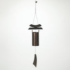 Woodstock Wind Chimes for Outside, Garden, Patio, Porch and Outdoor Decor (38") Antique Copper Dharma Bell Medium (DBMD) by WoodstockChimes