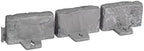 EasyFlex No-Dig Landscape Edging with Anchoring Spikes, 2.7 in. Tall Decorative Stone-Look Garden Border, 60 Foot Kit, Slate Gray - Image 2