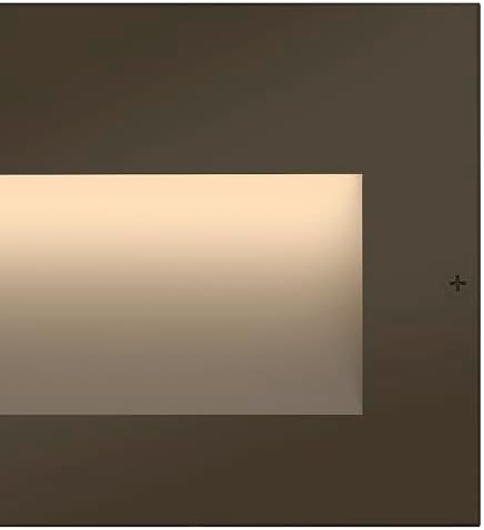 Hinkley Landscape Taper 1563BZ Horizontal 12v Step Light, Low-Voltage Integrated LED, Recessed Mount, Safe for Wet Conditions, Wiring Kit Included, Bronze Finish - Image 6
