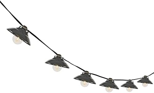 Novelty Lights 11 Feet 10 LED G40 Outdoor Bistro Lampshade String Lights - Image 3