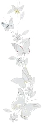 Deco 79 Metal Butterfly Home Wall Decor Indoor Outdoor Wall Sculpture, Wall Art 10" x 3" x 39", Multi Colored - Image 3