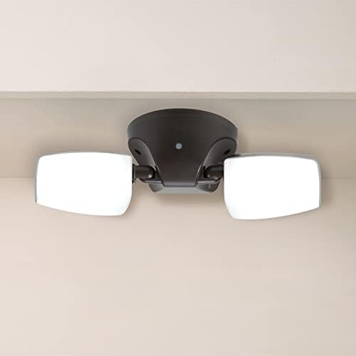 HALO Outdoor Twin LED Dusk to Dawn Flood Light with Selectable Color Temperature - Bronze - Image 4