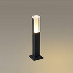 Outdoor Bollard Lights, Modern Square Pathway Lighting, Waterproof LED Landscape Area Light Fixture for Garden, Yard, Walkway, Driveway, Patio, Commercial & Residential 3000K by Unknown