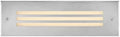 Hinkley Sparta Dash Large 12V Louvered Brick Light, Stainless Steel Finish by Hinkley