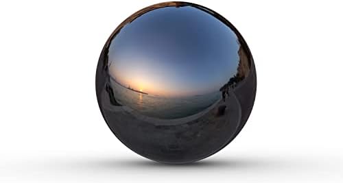 Lulu Decor, Titanium Stainless Steel Gazing Mirror Ball Size 12 with Stand - Image 5