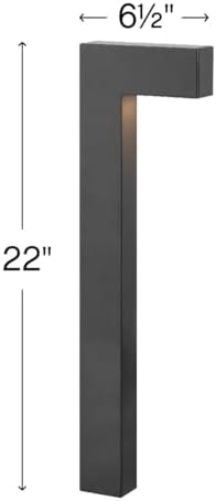 Hinkley Atlantis 12V Large LED Outdoor Landscape Path Light, Satin Black - Image 3