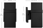 Globe Electric 60000180 9W LED Integrated Dusk to Dawn Outdoor Wall Sconce, Matte Black, 500 Lumens, 2700 Kelvin, 80 CRI - Image 5