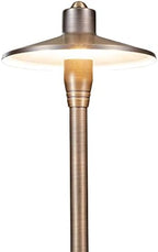 G2 12V Brass Mini Path Light (15" Tall) & 3W 2700K G4 LED Bulb - Image 3