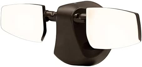 HALO Outdoor Twin LED Dusk to Dawn Flood Light with Selectable Color Temperature - Bronze - Image 3