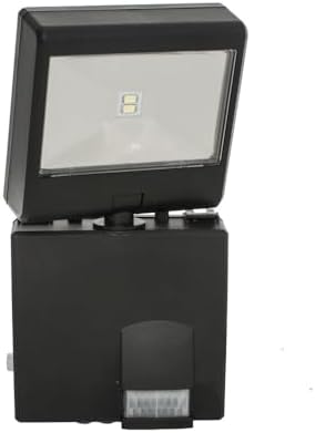 Maxsa 44311 Motion-Activated Security Spotlight, Solar-Powered Durable Outdoor Light. Low Profile, Black by MAXSA