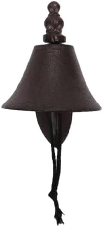 Yosoo Health Gear Cast Iron Dinner Bell Wall Mounted Vintage Rustic Charm by YosooHealthGear